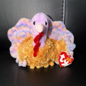 Ty Beanie Babies Gobbles the Turkey‎ Plush w Tag